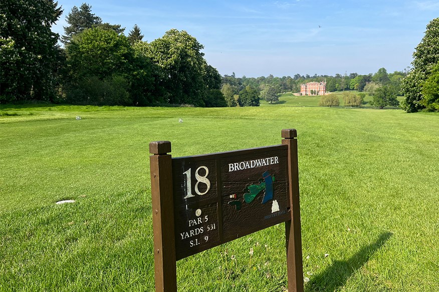 18th Hole on The Melbourne Course at Brocket Hall