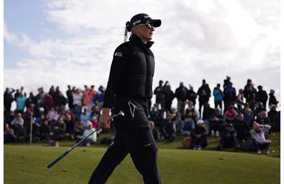 England's Charley Hull leads the AIG Women's Open after day one on 5-under par