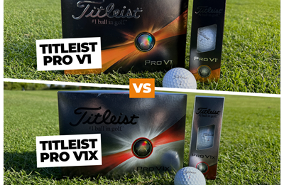 Robot-tested head-to-head: Titleist Pro V1 vs Pro V1x