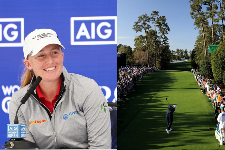 Gemma Dryburgh speaks to the media ahead of the AIG Women's Open 2024