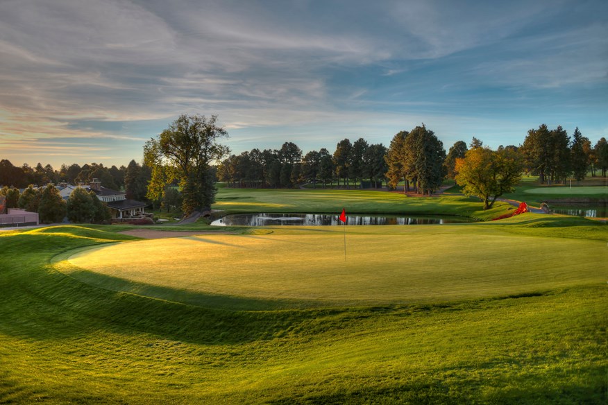 The East course at Broadmoor is a 417 yard par 4