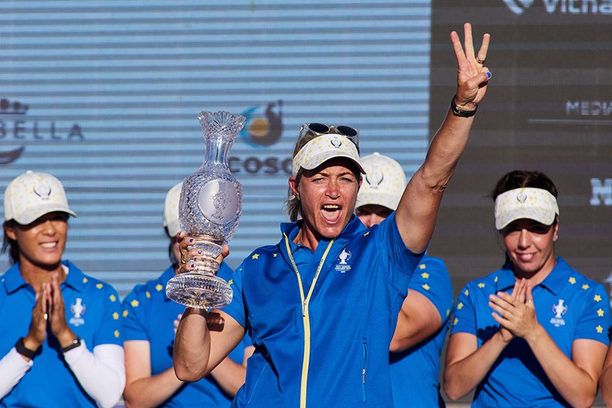 Suzann Pettersen is targeting a fourth consecutive win for Team Europe