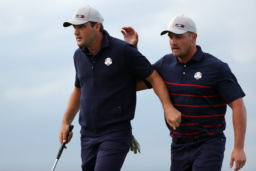 Scottie Scheffler and Bryson DeChambeau will be on opposite sides having teamed up together in the 2021 Ryder Cup