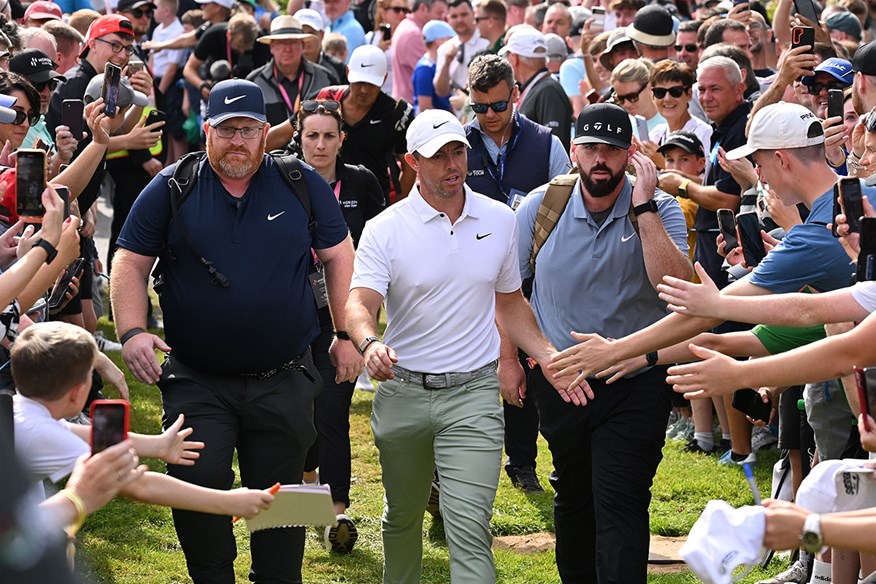 Rory McIlroy is used to getting swarmed by fans wherever he goes.