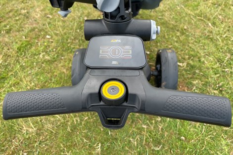 Powakaddy FX3 Electric Golf Trolley Handlebar and Controls