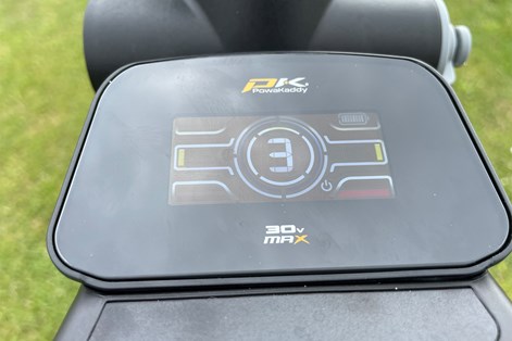 Powakaddy FX3 Electric Golf Trolley Display