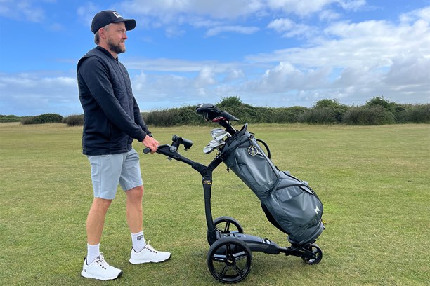 Powakaddy FX3 Electric Golf Trolley On Course