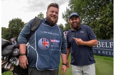 Caddying for Beef was fun but demanding - and I'll never forget it!