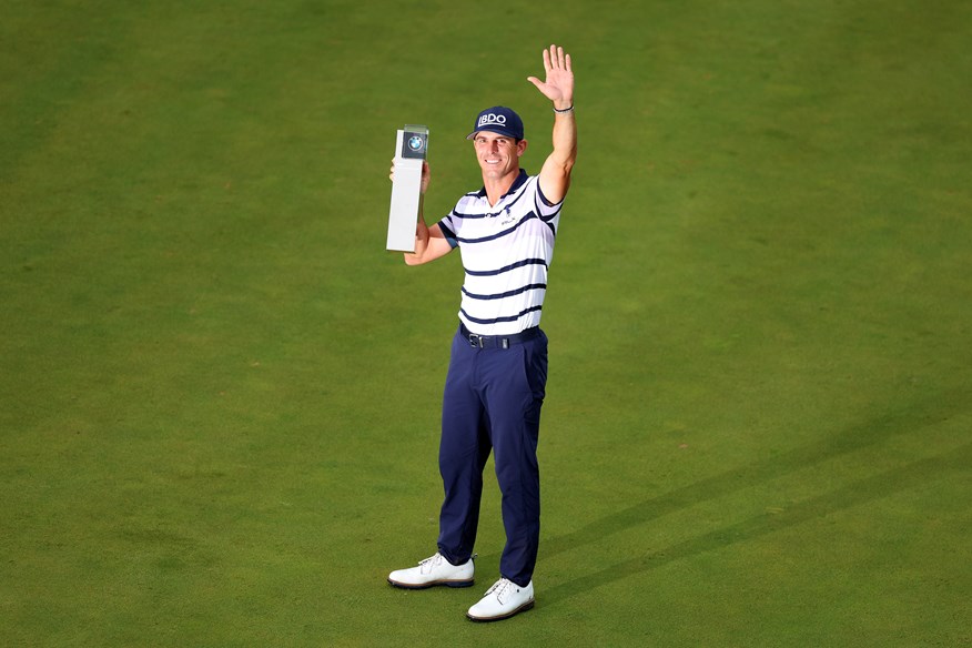 Billy Horschel took home the BMW PGA Championship title after winning a three-man playoff at Wentworth.