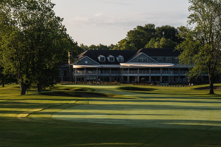 The 9th hole at Royal Melbourne for the Presidents Cup