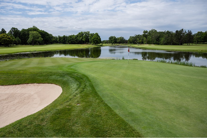 The 15th hole at Presidents Cup course Royal Melbourne