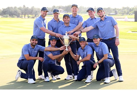 Thomas Pieters was part of the Continental Europe team that won the 2023 Hero Cup in Abu Dhabi.