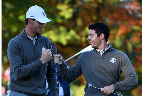 Rory McIlroy and Thomas Pieters won all three matches together in the 2016 Ryder Cup.