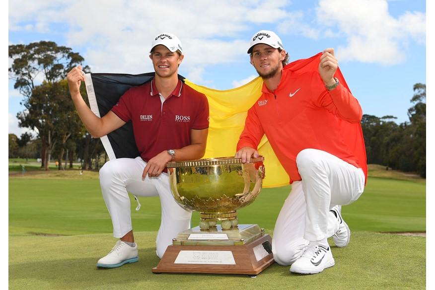 Thomas Pieters won the World Cup of Golf for Belgium alongside Thomas Detry in 2018.