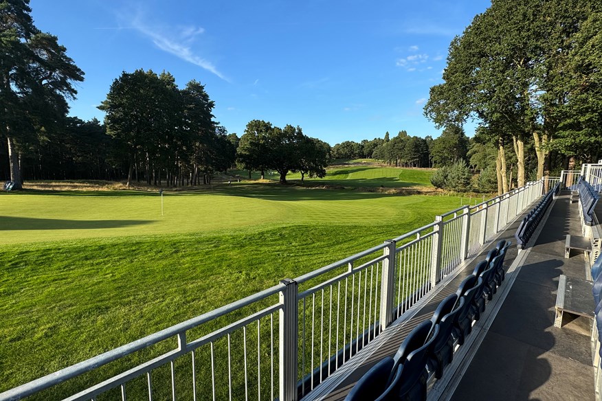 Wentworth's 7th hole grandstand