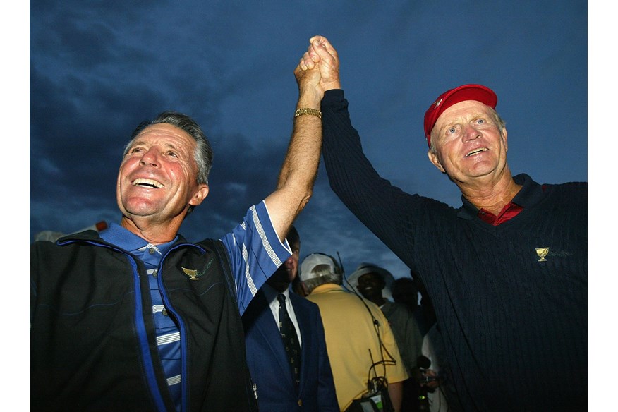 The 2003 Presidents Cup ended in a 17-17 draw after three tied playoff holes.