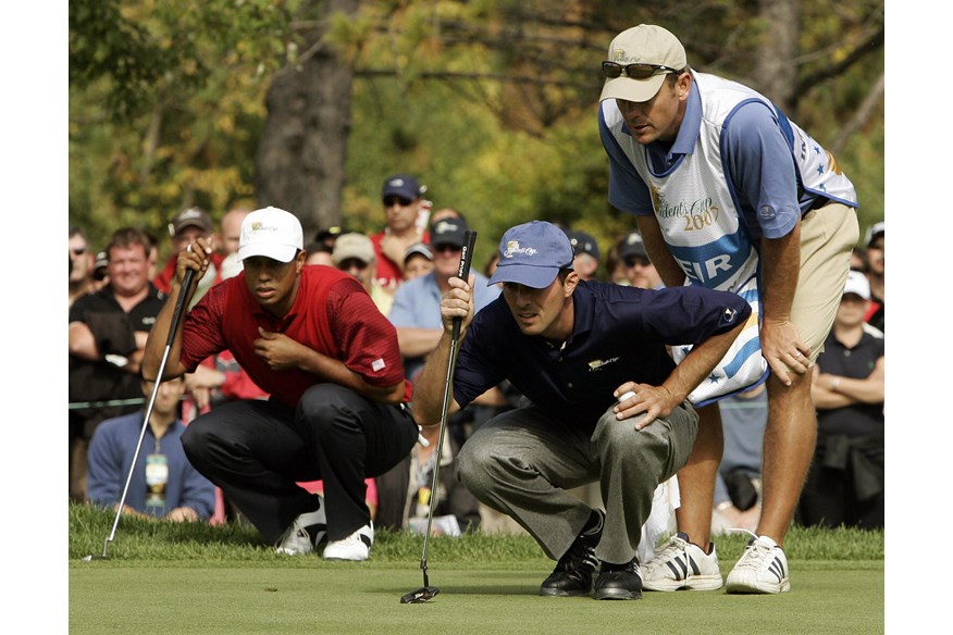 Mike Weir secured a famous victory over Tiger Woods in 2007 on home soil.