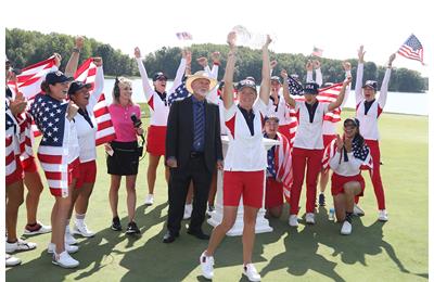 Stacy Lewis is undefeated as a Solheim Cup captain and hasn't ruled out a third term in Holland in 2026.