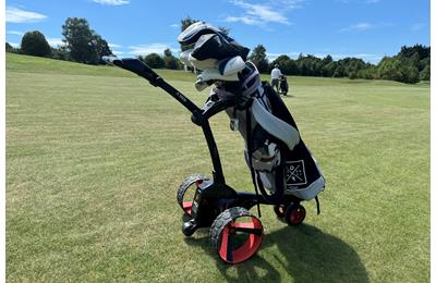 The MGI Zip X3 Electric Golf Trolley