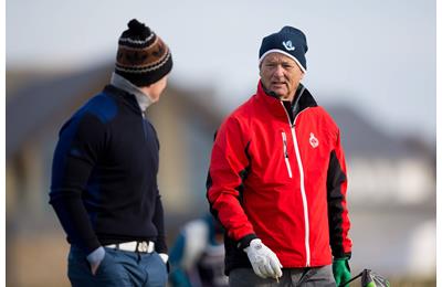 Movie star Bill Murray chats to former Irish international rugby union player Brian O Driscoll