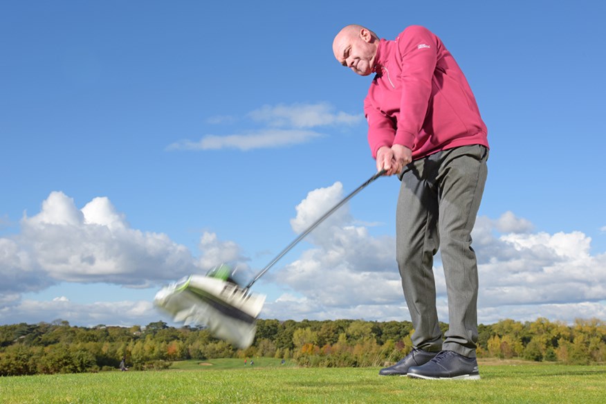 Hitting headcovers can help improve your swing speed and driving distance.