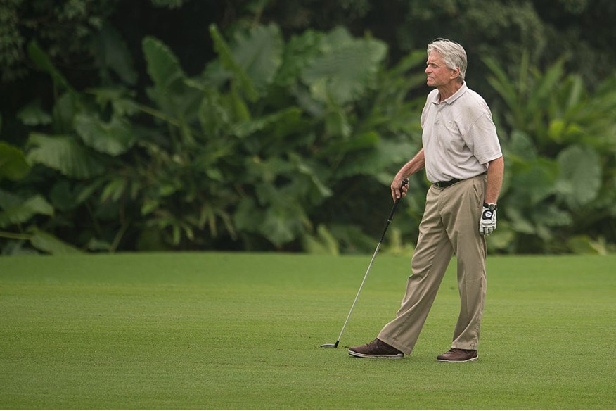 Michael Douglas is a regular at the Alfred Dunhill Links Championship