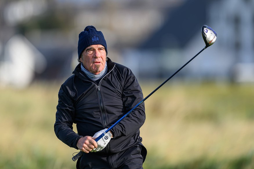 Bon Jovi drummer, Tico Torres on the 2nd hole during the second round of the Alfred Dunhill Links Championship 2023