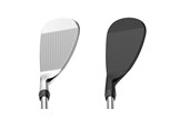 How the Callaway Opus Brushed Chrome and Black Shadow wedge finishes look at address