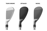 A graphic to show all three Titleist Vokey Design SM10 wedge finishes