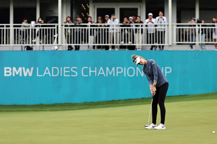 Nelly Korda is playing at the BMW Ladies Championship