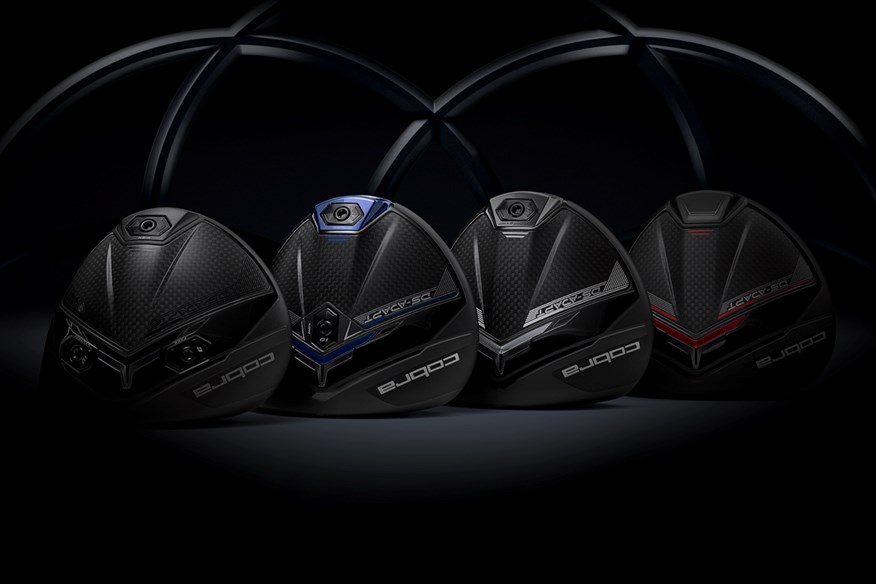 The four new Cobra DS Adapt driver heads