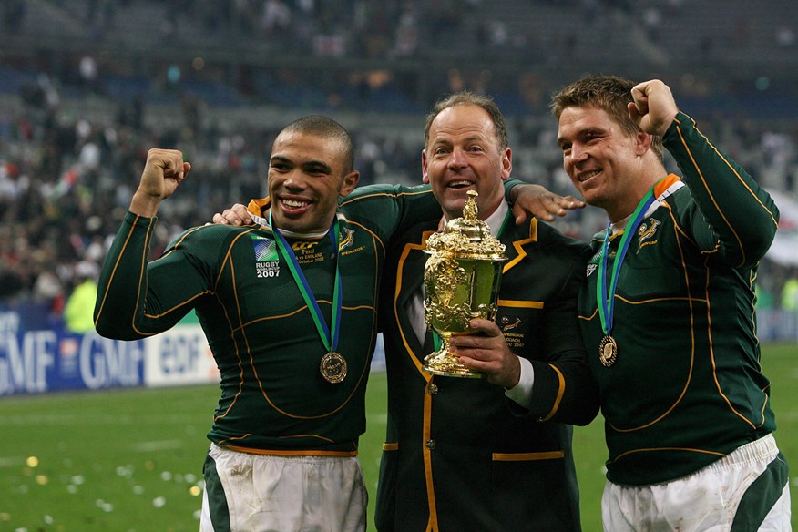 Bryan Habana with a World Cup winners medal of his own in 2007.