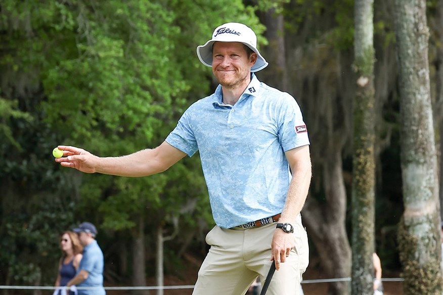 Peter Malnati is well known for playing with a yellow golf ball.