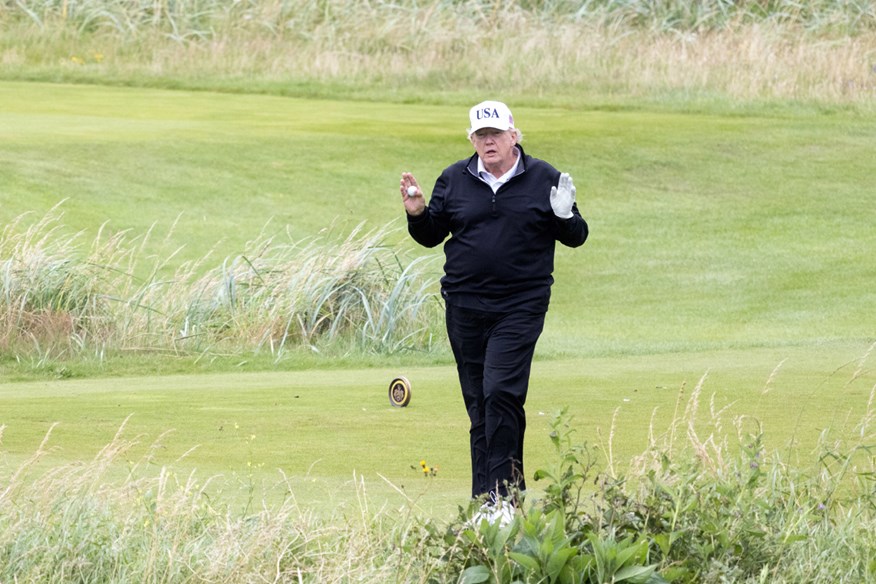 Does Donald Trump cheat at golf?