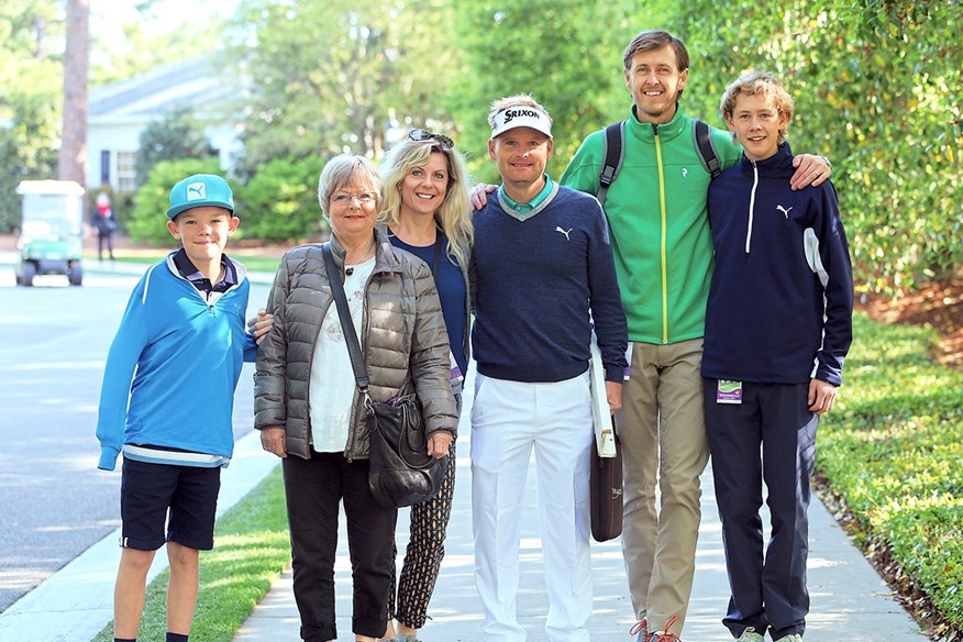 A family affair at the Masters for the Kjeldsens.