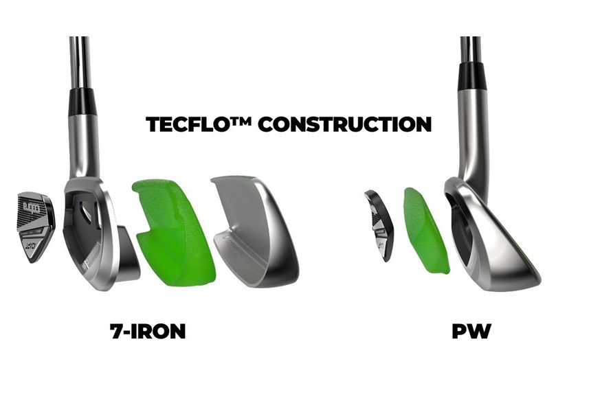 The DS-ADAPT irons feature innovative TECFLO™ Construction