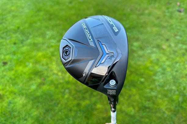 The sole of the Cobra DS-ADAPT X Fairway Wood