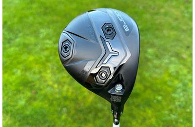 The sole of the Cobra DS-ADAPT LS Fairway Wood