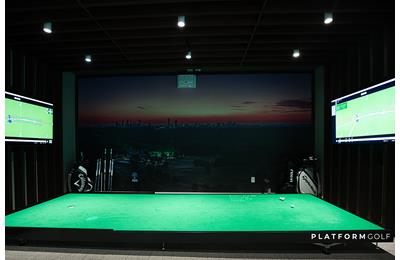 Platform Golf users can experience playing real putts on a tilting green.