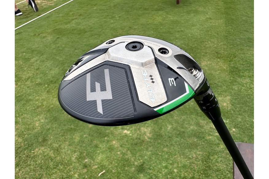 Callaway have gone back to a green color for the Elyte fairway woods