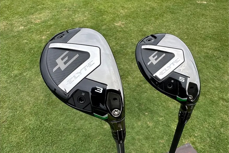 Testing the Callaway Elyte hybrids.