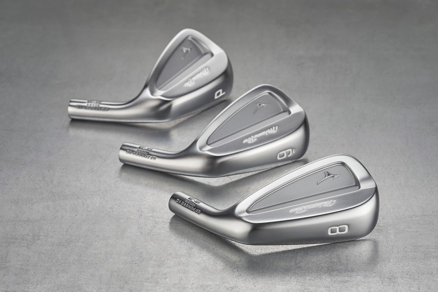 The new Mizuno Pro S-3 irons have a triple grind sole design