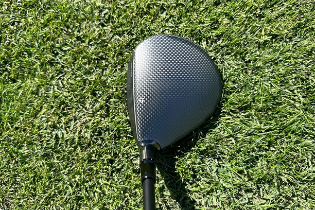 The address position of the TaylorMade Qi35 fairway wood