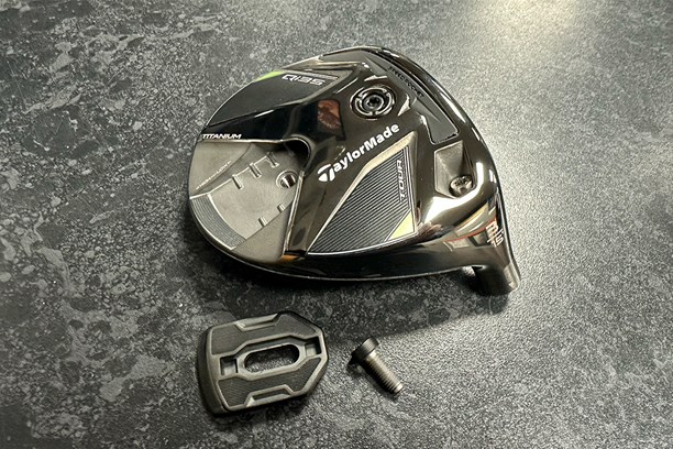 Weight removed from the TaylorMade Qi35 Tour Fairway Wood