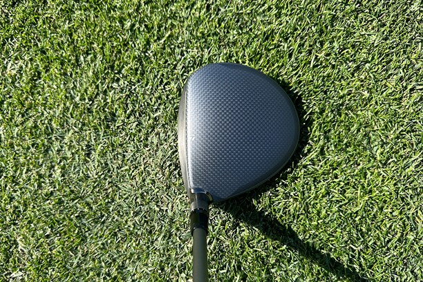 TaylorMade's Qi35 Max Fairway Wood at address