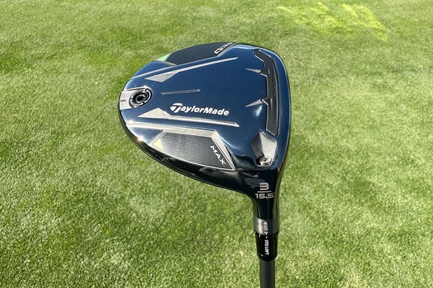 The TaylorMade Qi35 Max Fairway Wood features adjustable loft positions