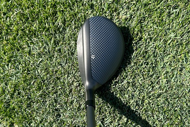 TaylorMade Qi35 Max Hybrid at address