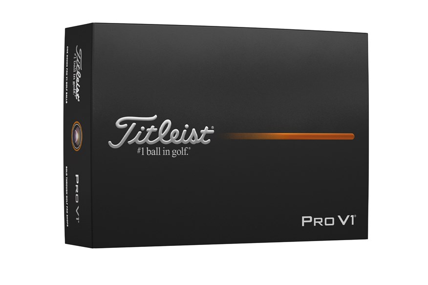 Titleist Pro V1 golf balls 2025 box