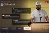 You will be able to hold press conferences in PGA Tour 2K25