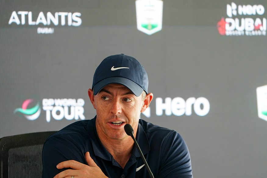 Rory McIlroy opened up on the state of golf at the Hero Dubai Desert Classic.